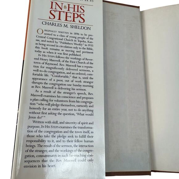 In His Steps by Charles M Sheldon Inspirational Hardcover Book - Picture 3 of 16